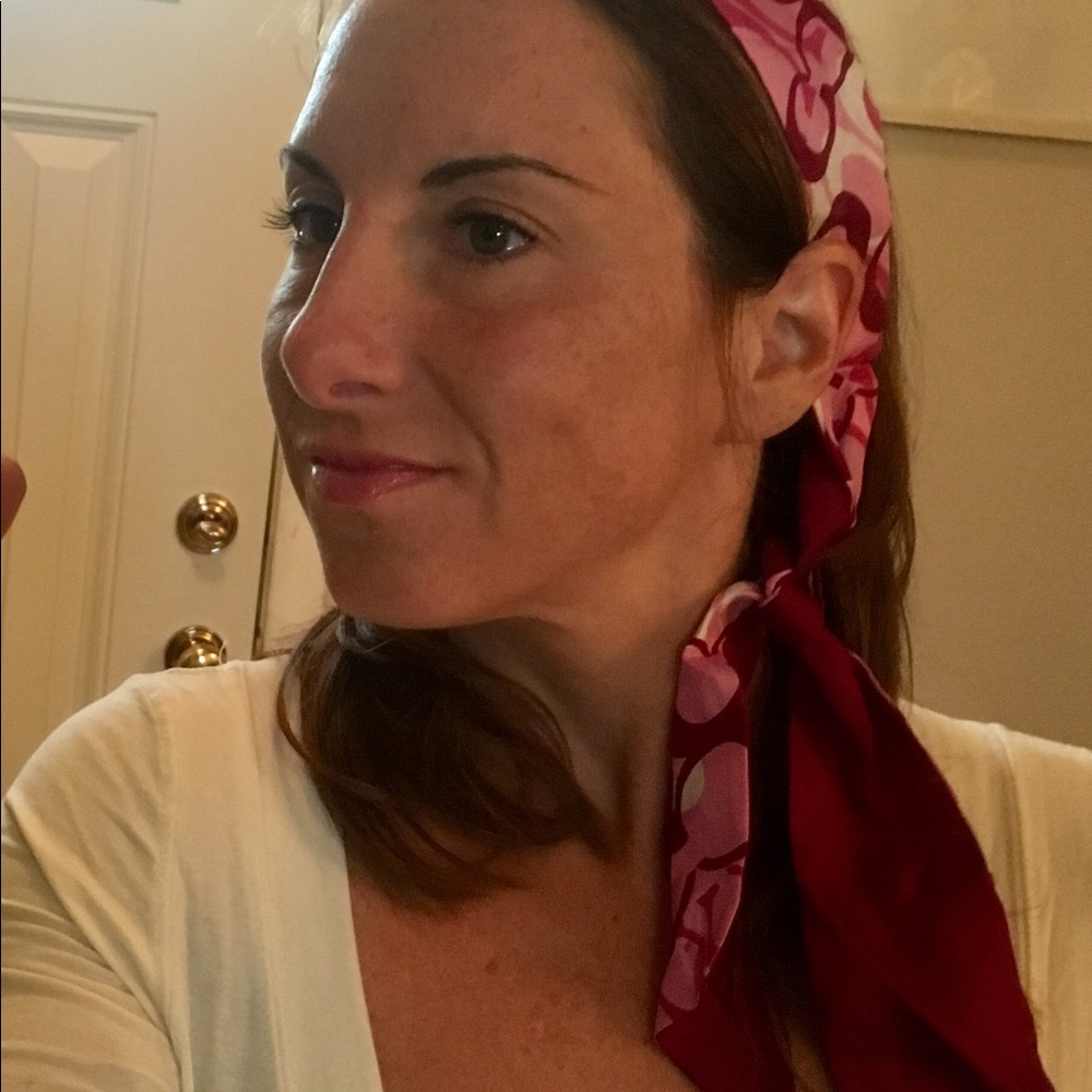 Coach  100% silk headbands